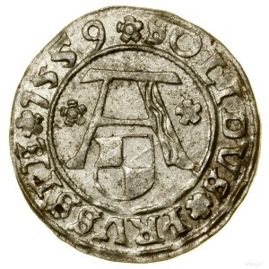 Szeląg, 1559, Królewiec; Kop. 3769 (R), Slg Marienburg ...