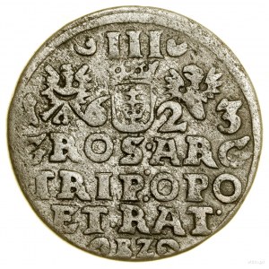 Trojak, 1623, Opole; odmiana z popiersiem księcia w kor...