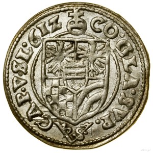 3 krajcary, 1612, Olesnica; Variante mit Büste des Prinzen...