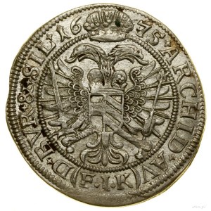 6 krajcars, 1675 FIK, Opole; unter dem Adler F.I.K - Initiale...