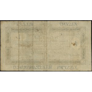 1 Taler, 1.12.1810; Unterschrift des Kommissars: Alexander Potock ...