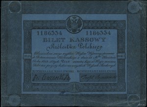5 złotych, 1824; podpisy: Fe: Czarnecki SK / Teofil Szy...