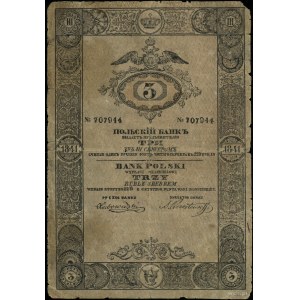 3 ruble srebrem, 1841 (fałszerstwo z epoki)