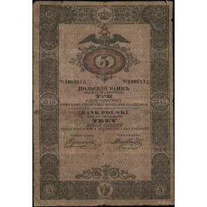 3 Rubel Silber, 1843, Unterschriften des Bankpräsidenten und des Direktors....