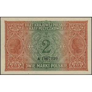 2 polnische Marken, 9.12.1916; General, Serie A, Nummerierung...