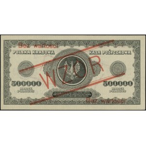 500.000 marek polskich, 30.08.1923; seria X, numeracja ...