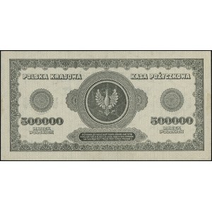 500.000 marek polskich, 30.08.1923; seria B, numeracja ...