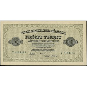 500.000 marek polskich, 30.08.1923; seria T, numeracja ...