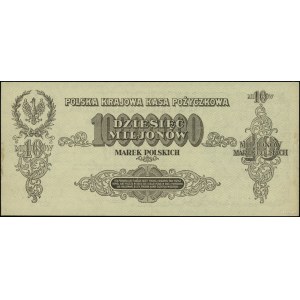 10.000.000 polnische Mark, 20.11.1923; Serie L, numerisch...