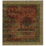 Set of 2 x 1 penny, 28.04.1924; left part, H series, nu...