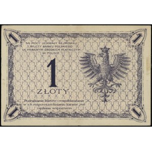 1 złoty, 28.02.1919; seria 31 I, numeracja 047908; Luco...