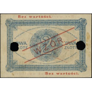 2 Gold, 28.02.1919; Serie 23.A, Nummerierung 050882, rot...