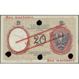 20 złotych, 28.02.1919; seria A.11, numeracja 052555, c...