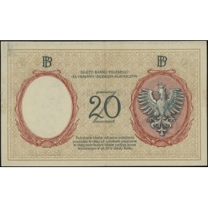 20 Zloty, 15.07.1924; 2. Ausgabe, Serie A, Nummerierung 5...