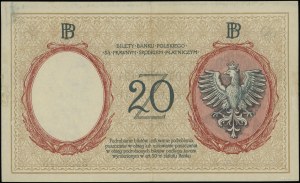 20 złotych, 15.07.1924; II Emisja, seria A, numeracja 5...