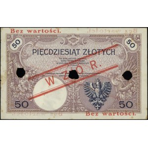 50 złotych, 28.02.1919; seria A.13, numeracja 037837, c...