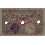 50 złotych, 28.02.1919; seria A.13, numeracja 037837, c...