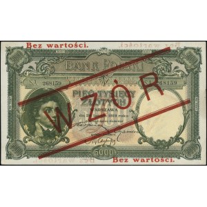 5.000 złotych, 28.02.1919; seria A, numeracja 268159, c...