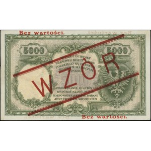 5.000 złotych, 28.02.1919; seria A, numeracja 268159, c...