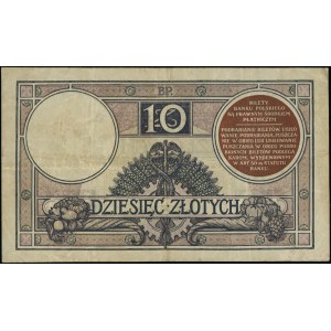 10 Zloty, 15.07.1924; 2. Ausgabe, Serie H, Nummerierung 2...