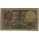 10 Zloty, 15.07.1924; 2. Ausgabe, Serie H, Nummerierung 2...