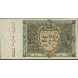 50 Gold, 28.08.1925; Serie A, Nummerierung 0245678, Sche...