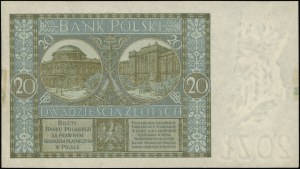 20 złotych, 1.03.1926; seria X, numeracja 0031343; Luco...