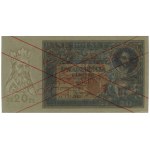 20 złotych, 20.06.1931; seria AA, numeracja 1234567, cz...