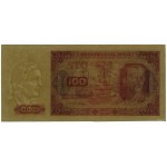 Farbmuster der 100-Zloty-Note, 1.07.1948; be...