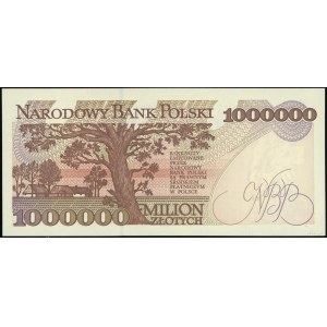 1.000.000 złotych, 16.11.1993; rzadka, początkowa seria...