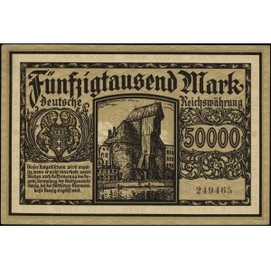 50.000 marek, 20.03.1923; numeracja 249465; Jabłoński 3...