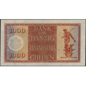 1.000 guldenów, 10.02.1924; seria F, numeracja 007693; ...