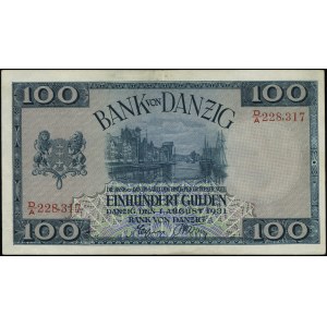 100 Gulden, 1.08.1931; Serie D/A, Nummerierung 228317; J...