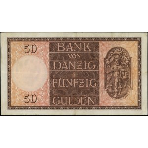 50 Gulden, 5.02.1937; Serie H, Nummerierung 148847; Jabl...