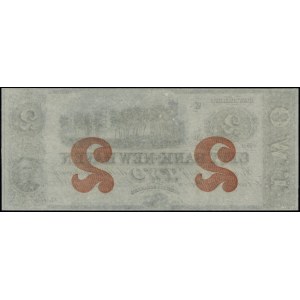 Blankiet banknotu 2 dolarów, z datą 1.07.1865, New Have...