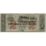 Blanko $2 Note, datiert 1.07.1865, New Have...