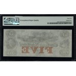 Blankiet banknotu 5 dolarów, 18... (lata 60. XIX wieku)...