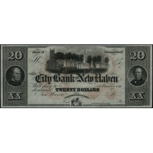 Blankiet banknotu 20 dolarów, 18... (lata 60. XIX wieku...