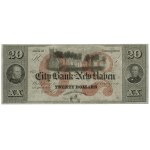 Blankiet banknotu 20 dolarów, 18... (lata 60. XIX wieku...