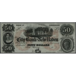 Blankiet banknotu 50 dolarów, 18... (lata 60. XIX wieku...