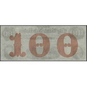 Blankiet banknotu 100 dolarów, 18... (lata 60. XIX wiek...