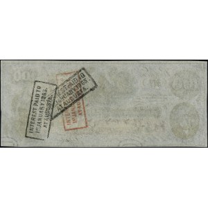100 dolarów, 24.11.1862, Richmond; seria Y, numeracja 5...