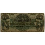 5 dolarów, 2.03.1872, South Carolina; seria A, numeracj...