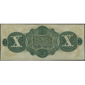 10 $, 2.03.1872, South Carolina; Serie B, numerac...