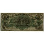 10 $, 2.03.1872, South Carolina; Serie B, numerac...
