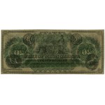 20 dolarów, 2.03.1872, South Carolina; seria B, numerac...