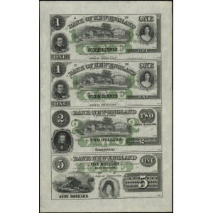 Satz: $1, $1, $2 und $5, 18... (1960er), New-Engla...