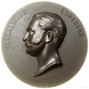 Medalion z Aleksandrem II, ok. 1855; Głowa Aleksandra I...