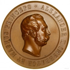 Medal na pamiątkę odsłonięcia pomnika Aleksandra II w H...