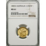 1/2 funta (1/2 sovereign), 1883 S, Sydney; Fr. 13, KM 5...
